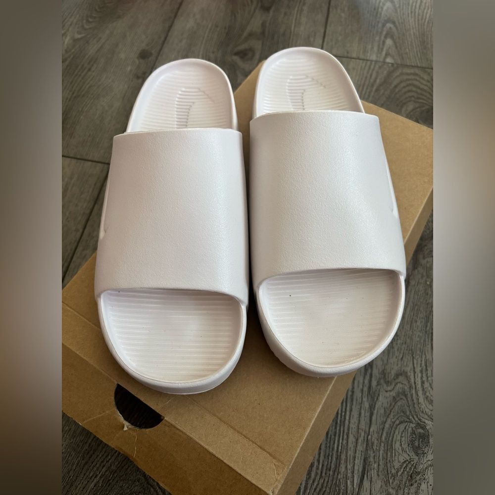 Nike barely rose calm Slide Sandals